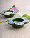 Blue Pottery T-Holder Set Of 2 Pcs.